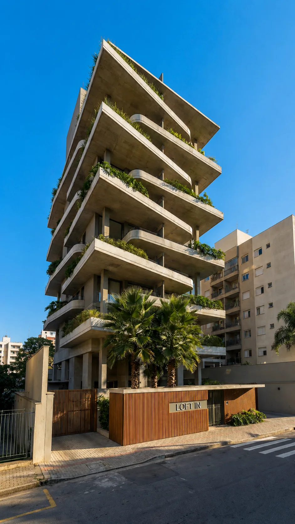 EDF. LOFT INN, Fachada